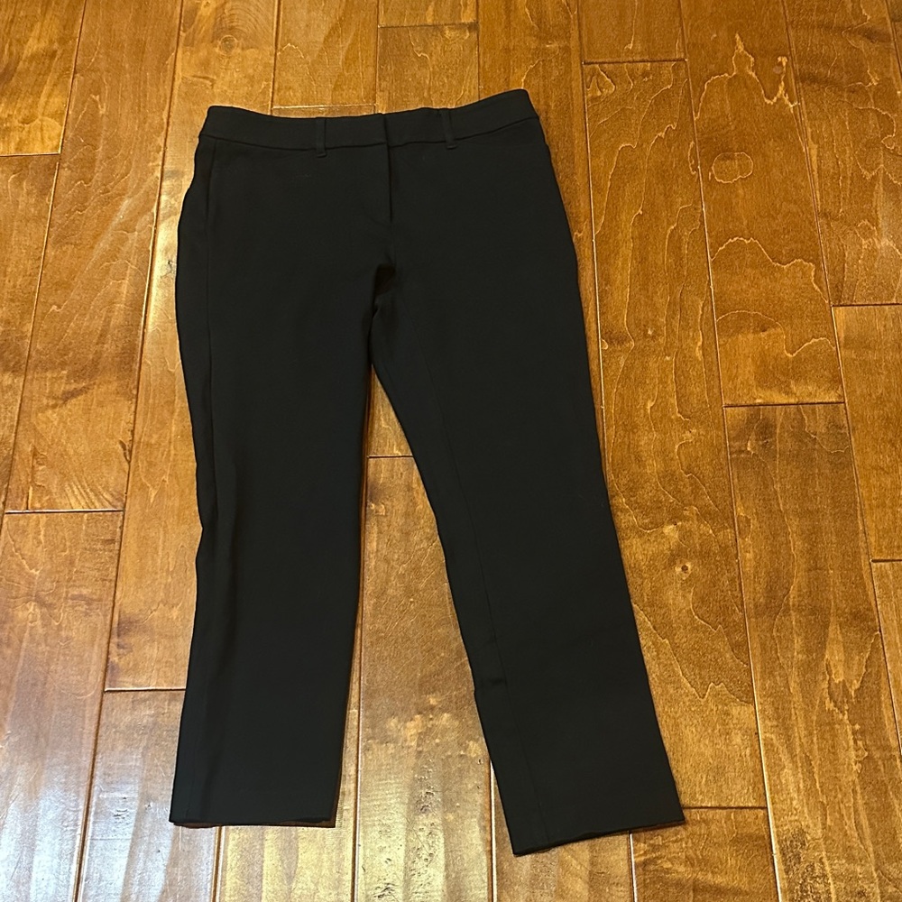 Ann Taylor Factory Black Straight Leg Pants